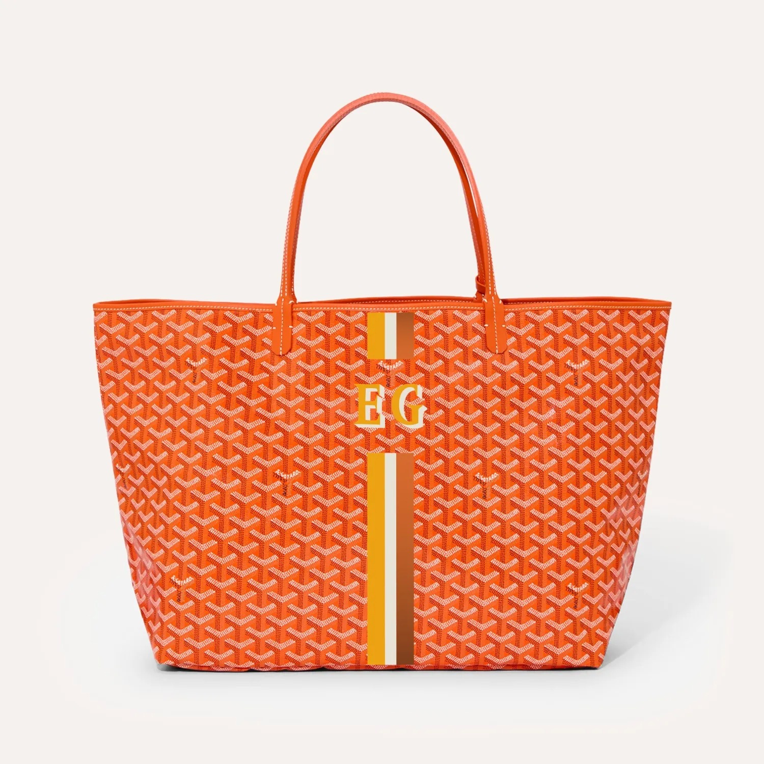 Goyard Saint Louis PM Bag Stripes and Lnitials - Image 2